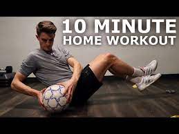 10 minute home workout for footballers