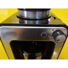 Máy xay và pha cafe tự động nội địa Nhật Siroca (cốc thủy tinh) - Máy pha  cà phê