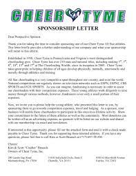 28 athletic sponsorship letter free