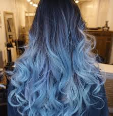 The two colors blend smoothly together, and what we love most is the pony tail. 50 Popular Blue Ombre Hair Ideas For Women 2020 Guide
