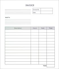 Fillable Invoice Blank In Pdf Printable Invoice Invoice