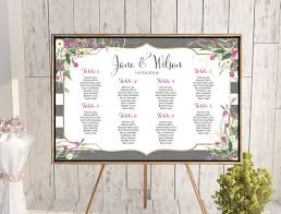 Find Your Seat Chart Printable Wedding Seating Chart