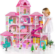 barbie dream house size dollhouse