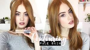 how to contour pale skin natural look