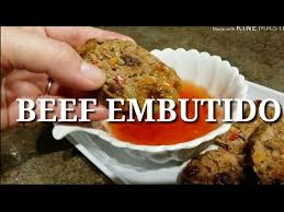 beef embutido filipino style meatloaf