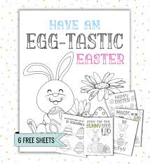 Amongst various benefits, it will develop motor skills, teach your little one to focus, and help him/her to recognize colors. Free Printable Easter Coloring Pages Simply Eggtastic Mindfulmazing