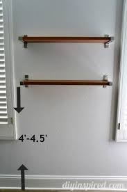 The Right Height To Hang Shelves Diy