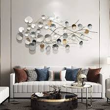 Multicolor Iron Metal Wall Art For