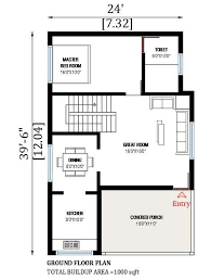 24 X40 House Plan Is Given In This