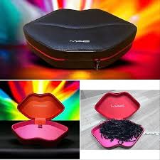 mac cosmetics lip shaped box clutch