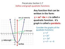 ppt precalculus section 1 7 define