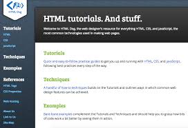 tutorials to learn html and css itgs