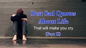 sad es about life that make you cry