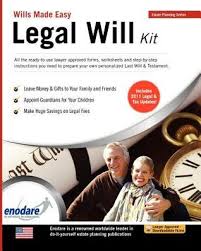 Generally, a diy will is made with the help of a will kit or online software that allows you to fill in your personal information to have a valid last will and testament created. Legal Will Kit By Enodare
