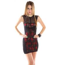Abbey Dawn By Avril Lavigne Ladies Chart Topper Dress Red