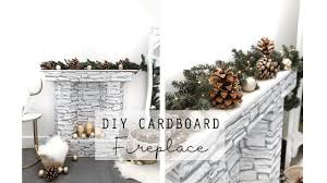 Cardboard Fireplace Diy How To Make A