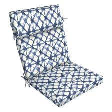 better homes gardens 44 inch x 21 inch blue tie dye rectangle outdoor chair cushion 1 piece size 44 x 21