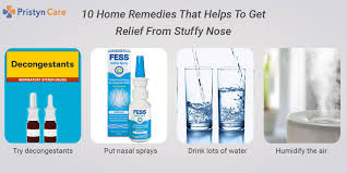 get rid of a stuffy nose instantly