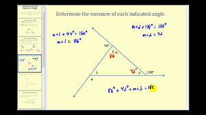exterior angles of a triangle