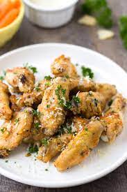 baked garlic parmesan en wings