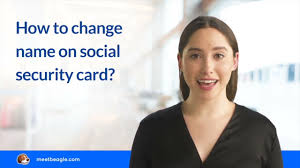 change name on social security card