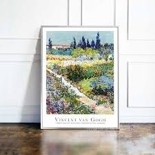 Vincent Van Gogh Print Garden At Arles