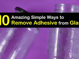 remove adhesive from gl