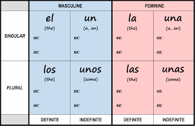 A determiner (a, an) that introduces nonspecific nouns and noun phrases. Definite And Indefinite Articles Spanish Class Activities