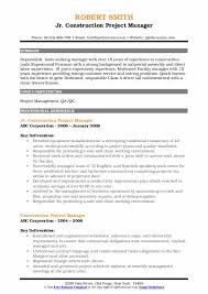 Construction Project Manager Resume Samples Qwikresume