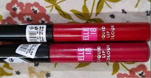 elle 18 liquid lip color rhubarb red