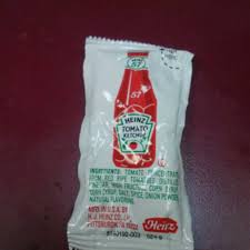 heinz ketchup packet and nutrition facts