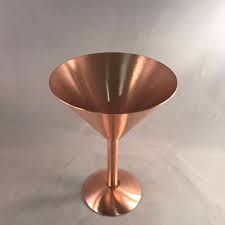 saffords copper martini glass copper