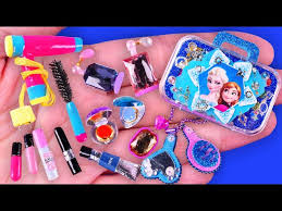 30 diy miniature barbie makeup kit