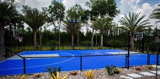Color, surfacing, basketball hoops and striping are also factors, but will influence. Cost Of Building Backyard Basketball Court Sport Court Game Court