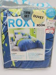 New Roxy Twin Duvet Mini 2 Piece Blue