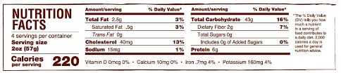 Jovial Brown Rice Egg Tagliatelle Nutrition Facts Jovial