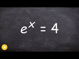An Exponential Equation To Logarithmic