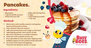 pancake recipe by a dad busy bees
