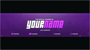 Channel Art Template Download Fresh Free Vector Youtube Psd
