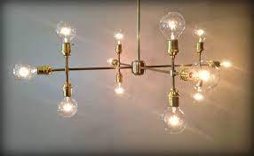 These bulbs are available in two finishes, clear, for maximum light output, and frosted for a more finished look. Handmade Modern Contemporary Light Sculpture Multiple Light Edison Bulb Chandelier Lamp By Retro Steam Works Custommade Com