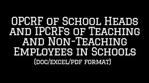 opcrf of heads and ipcrfs of