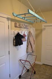 diy wall mounted laundry drying racks