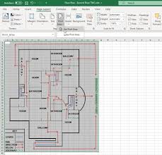 how to create a floor plan using excel