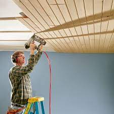 shiplap ceiling how to install a