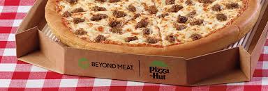 beyond meat pizzas pizza hut