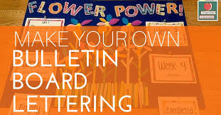 bulletin board lettering tutorial