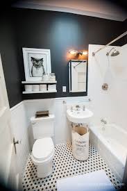 Black And White Bathroom Mini Makeover