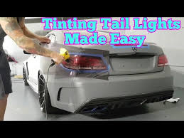 Easy How To Tint Tail Lights With Air Release Tint Tinting Tail Lights Pros And Cons By Ckwraps Youtube