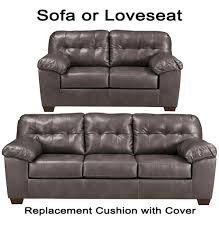 alliston grey replacement cushion and