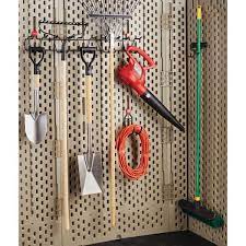 black tool accessory kit rack for sheds